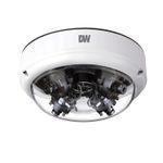 MEGApix® DWC-PVX16W Multi-Sensor Vandal Dome IP Camera, Fixed Lens, 2688 x 1520 pixel Pixels, CVBS 1.0V p-p (75 Ohm)/4:3 Aspect Ratio/H.264/MJPEG Video Outputs, Outdoor Indoor/Outdoor
