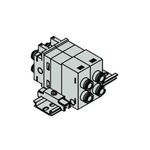 SMC® VQ2000-FPG-C8C8 VQ Double Check Block, For Use With VQ1000/2000