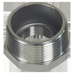 Gibson Stainless® 7500RB-1x1/2 Hex Head Reducing Bushing, 1 x 1/2 in Trade, 316 Stainless Steel, Polished