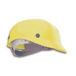 North® BC86020000 Front Brim Bump Cap, Universal, Yellow, HDPE, 4-Point Pinlock Suspension