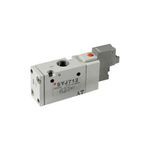 SMC® SYJ712-5LZ-01T SYJ700 3-Port Solenoid Valve, 1/8 in Nominal, NPTF End Style, 0.15 to 0.7 MPa Pressure, 0.72 Cv Flow Rate, Die Cast Aluminum Body