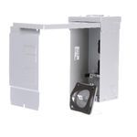 Siemens EQ® W0408ML1125U 1-Phase Low Voltage Main Lug Loadcenter With Aluminum Bus, 120/240 VAC, 125 A, 100 kA Interrupt