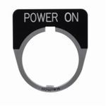 EATON 10250TM80 10250T Standard Legend Plate With Multiple Conduit Plate, 0.1 in H x 1.6 in W, Half Round Plate Shape