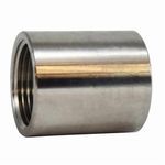 Midland Industries 62413B OD Machined Coupling, 1/2 in Nominal, NPT End Style, 150 lb, SCH 40/STD, ASTM A-351 304 Stainless Steel, Import