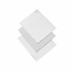Hoffman A20P16J PNLJ/PNLWM Conductive Enclosure Panel, 18-3/4 in L x 14.88 in W, Mild Steel, White