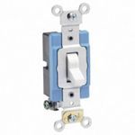 Leviton® 1201-2I Extra Heavy Duty Toggle Switch, 120/277 VAC, 15 A, SP Contact Configuration