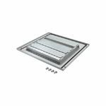 Hoffman Proline™ G2 P2BGP68G P40 Gland Plate, For Use With 600 mm W x 800 mm D Frames, Steel, Light Gray