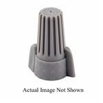 NSI Easy-Twist™ WWC-GR-B Flame-Retardant Twist-On Wire Connector, Swept Back Wing Shell Style, Fixed/Square Wire Spring, 14 to 10 AWG Wire, Aluminum/Copper Wire, Thermoplastic