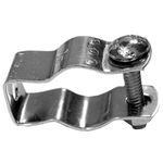 Appleton® NEER™ CH-050-B CH-B Conduit Hanger With Carriage Bolt and Nut, 3/8 in, 1/2 in For Use With: IMC/EMT/PVC/Rigid Conduit, Steel, Zinc Plated