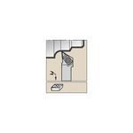 Kennametal® 1097191 Top Notch™ Indexable Profiling Toolholder, NKLC Tool Holder, Insert Compatibility: NP..51R, Right Hand Cutting Direction, 1/2 in H x 1/2 in W Shank, -5 deg Lead Angle, Neutral Rake, 6 in OAL
