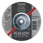 PFERD 61044 Performance Line SG Depressed Center Wheel, 7 in Wheel Diameter, 1/4 in Wheel, A24R Grit, Aluminum Oxide Abrasive
