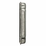 RACO® 907C Crushed Corner Covers Exposed Work Drawn Raised Square Box Cover, 0.563 in L x 4-1/8 in W x 1/2 in D, (2) Duplex Receptacle Cover, Steel