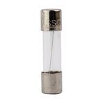 Bussmann GMC-1-R Low Breaking Medium Time Delay Fuse With Nickel Plated Brass End Caps, 1 A, 250 VAC, 35 A, 10 kA Interrupt, Cylindrical Body