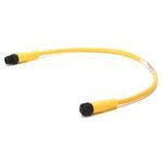 Rockwell Automation 889D-F5ACDM-0M6 DC Micro Style Standard Patch Cord, M12 Connector, 5-Pin Straight Female x 5-Pin Straight Male Connector, 1.968 ft Cable Length