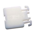 Rockwell Automation End Barrier, White, Qty. 50