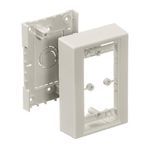 PREMISE WIRING PDB12LP 1-Gang Extruded Low Profile Non-Metallic Standard Device Box
