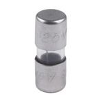 Bussmann AGA-3 Small Dimension Fast Acting Fuse With Nickel Plated Brass End Caps, 3 A, 125 VAC, 200 A Interrupt, Cylindrical Body