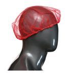 PIP® UB-24-1000R SBP Bouffant, Red, 24 in, Disposable Hairnet, Spunbond Polypropylene, Elastic band for Flexible Fit, Latex Free, Case of 1000