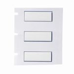 Brady® PSPT-187-1-WT PermaSleeve® 1-Sided Wire Marker Sleeve, 0.062 to 0.15 in Wire, 1.015 in L x 0.335 in W, Polyolefin