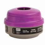 North® by Honeywell 7581P100L N Series Combination Cartridge, For Use With 5400, 5500, 7600 and 7700 Series Respirators, P100 Filter Class, 0.999 Filter Efficiency, Thread Connection, Resists: Chemicals and Particulates