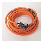 Rockwell Automation SpeedTEC Cable, Motor Power With Brake Wires, SpeedTec DIN Connector, Drive-end, Flying-lead, 10 AWG, Standard (Non-Flex), 9 Meters
