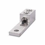 Blackburn® ADR80-12D Type ADR-ALCUL Dual Rated Mechanical Connector, 300 to 800 kcmil Aluminum/Copper Conductor, 1/2 in Stud, 2 Bolt Holes, Aluminum