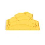 Rockwell Automation End Barrier, Yellow, Qty. 25