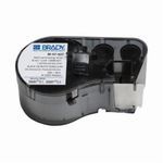 Brady® M-47-427 M Series Self-Laminating Cartridge Label, 1 in L x 1/2 in W, B-427 Vinyl, Black on White/Clear