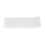Brady® M-49-427 M Series Rectangular Self-Laminating Wire and Cable Label, 3/8 in W, Black on White/Clear Legend/Background, B-427 Vinyl