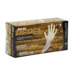PIP® Ambi-dex® Repel 62-322PF/S Disposable Gloves, S, Natural Rubber Latex, Natural, 9.3 in L, Non-Powdered, Fully Textured, 5 mil THK, Application Type: Industrial Grade, Ambidextrous Hand