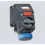 R. STAHL 8570/11-306 8570/11 Low Voltage Wall Mounting Switch Socket, 200 to 250 VAC, 16 A, 3 Poles, Blue