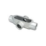 O-Z/Gedney Spec 5™ X-75 Type X Conduit Outlet Body, 3/4 in Hub, 9 cu-in Capacity, Malleable Iron, Triple Coated