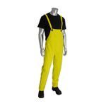 FALCON™ Base35™ 201-370X5 3-Piece 2-Pocket Premium Rainsuit, 5XL, Yellow, Polyester/PVC, 58 in Waist, 35 in L Inseam, Detachable Drawstring Hood