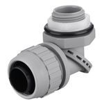 PREMISE WIRING SwivelLok® PS0509NGY Male Multi-Position Non-Metallic Standard Liquidtight Connector, 1/2 in Trade, For Use With PolyTuff® Non-Metallic Conduit, Nylon, Smooth