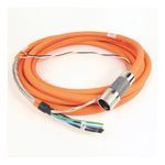 Rockwell Automation SpeedTEC Cable, Motor Power With Brake Wires, SpeedTec DIN Connector, Drive-end, Flying-lead, 12 AWG, Standard (Non-Flex), 5 Meters