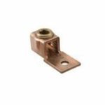 ILSCO® LO-500 LO Series Mechanical Lug, 4/0 AWG to 500 kcmil Standard/Set Screw Conductor, 3/8 in Stud, 1 Bolt Hole, Copper