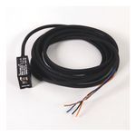 Rockwell Automation PHOTOSWITCH Photoelectric Sensor, Micro Rectangular, 70mm (2.8in), Standard Diffuse, Sink (NPN), Infred, Side View, 2m (6.5ft) cable
