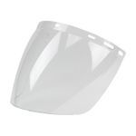 Bouton® 251-01-7401 Aspherical Molded Uncoated Safety Visor, Clear, Polycarbonate, 8 in Visor Height, 15 in Visor Width, 0.078 in Visor Thickness, For Use With: Headgear and Hard Hats, Specifications Met: ANSI Z87.1-2015