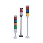 Allen-Bradley 855EC-G24L4L6L5L3P1 Signaling Device, 1/2in.NPT Surface Mount, Gray, 24V AC/DC Full Voltage, Flashing LED Lamp, Red, Flashing LED Lamp, Blue, Flashing LED Lamp, Amber, Flashing LED Lamp, Green, 1 Crct Piezo, UL Type 4/4X/13, Sound Only