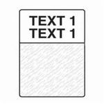 Brady® M71-10-427 Self-Laminating Printer Label, 3/4 in L x 1/4 in W, White/Translucent Legend/Background, B-427 Vinyl