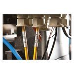 Brady® BMP® 61 BMP® 71 TLS 2200® TLS-PC Link™ PermaSleeve® PSPT-187-2-BK-R Single Sided Wire Marker Sleeve, 2 in W, 20 to 10 AWG Wire, B-342 Polyolefin