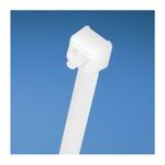 Panduit® Pan-Ty® PRT2S-M Plenum Rated Standard Cable Tie, 7.4 in L x 0.19 in W x 0.052 in THK, Nylon 6.6, Natural