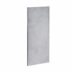 Hoffman A60P36F1G PNL30 Conductive Half Size Enclosure Panel With Mounting Channel, 48 in L x 32 in W, Steel, White