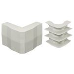 PREMISE WIRING PB3EEBCA PB2/PB3 Extruded Full Capacity Non-Metallic Standard External Elbow With Base, 1-1/4 in Bend Radius