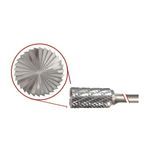 Norseman™ 17539 SB Style Carbide Burr With End Cut, Cut End, Cylindrical Head Shape, 3/8 in Diameter Head, Double Cut