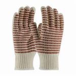 PIP® 38-720L EverGrip™ 38-720 Heavy Weight Work Gloves, Seamless Style, L, Nitrile Palm, Cotton/Polyester, Natural/Rust, Knit Wrist Cuff, EverGrip™ Nitrile Coating, Resists: Abrasion and Melt, Unlined Lining