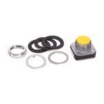 Rockwell Automation 800T-A9D2 Non-Illuminated Pushbutton, 30.5 mm, 1NC Contact Configuration, Flush Head Operator, Yellow