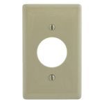 PREMISE WIRING NP7I Standard Wallplate, 1 Gang, 4.63 in H x 2.88 in W, Nylon, Ivory
