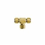 bi® N2603-04-04-04-B N2603 Compression Union Tee, 1/4 in, Tube, Brass
