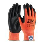 G-Tek® 3GX™ 19-D340OR/XS Unisex Cut Resistant Gloves, XS, Nitrile with Foam Grip Coating, Dyneema® Diamond, Knit Wrist Cuff, Resists: Abrasion, Chemical, Cut, Puncture, Tear, UV and Water, ANSI Cut-Resistance Level: A4